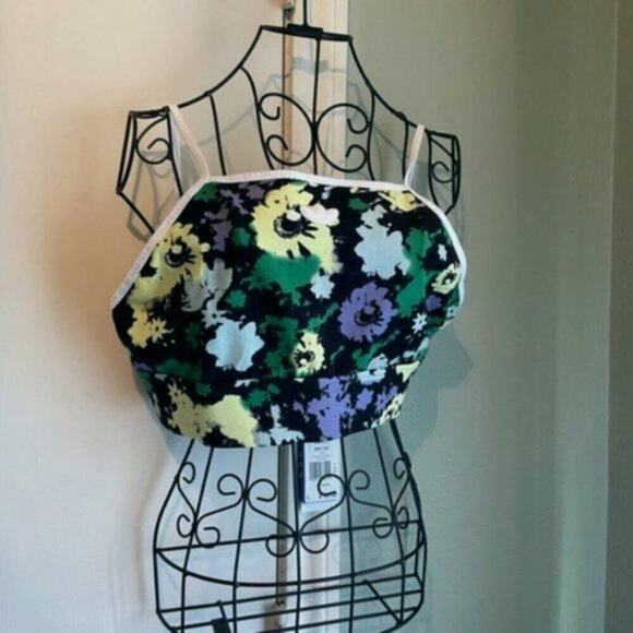 Adidas Floral Bra Top multicolored M - Picture 2 of 7